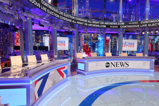 美国广播公司新闻报道的选举将于2018年11月6日星期二晚上8点开始。
